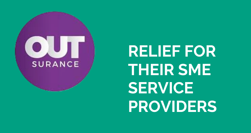 OUTsurance Relief for their SME Service Providers