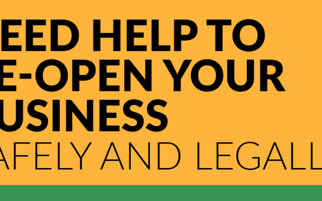 Return2Work: Help to re-open your business safely and legally